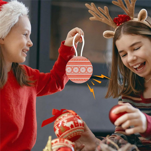 1 ST Prank Ornament Get Scream, Prank Ljudmakare, Prank Julgranshänge D-Santa Claus