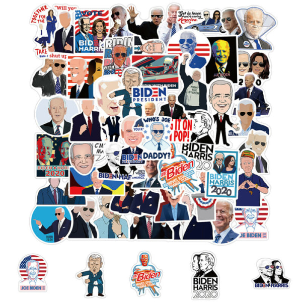 50 st Joe Biden & Harris 2020 President Campaign Dekal