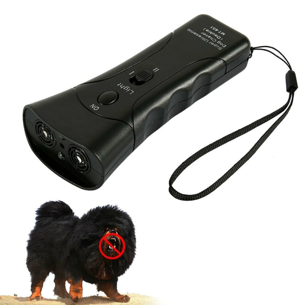Anti Dog Barking Repeller Trainer LED Light Gentle Chaser Device As Pics