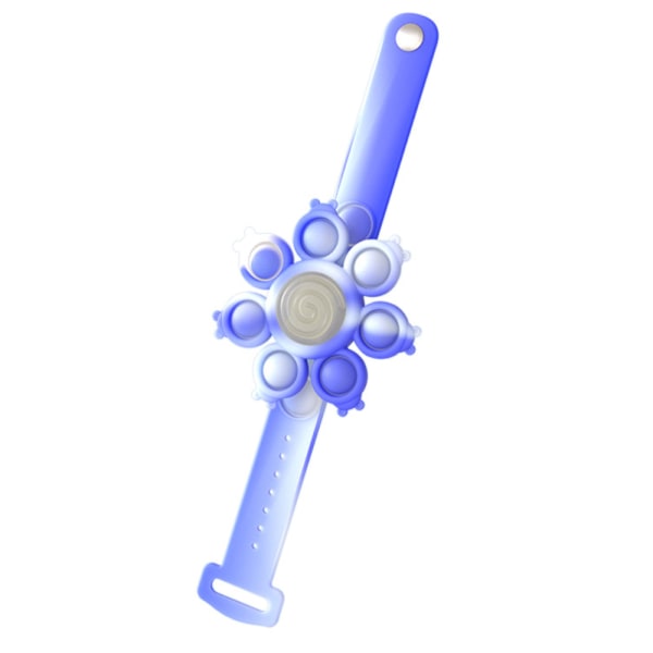 Fidget armband pop it som lyser upp justerbar armband present Blue and white color