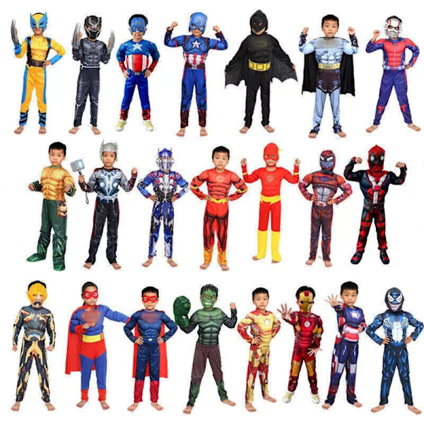 Avengers Endgame Barn Fancy Dress Marvel1 Comics Superhjälte Barn Kostym I L