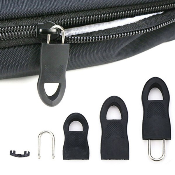 10st Universal Blixtlåsförlängare Glidbyte Reparationshuvud 10pcs Small