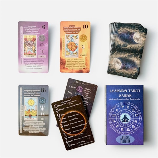 Witchy Cauldron aloittelijan tarot, tarot-korttien oppimispeli aloittelijoille