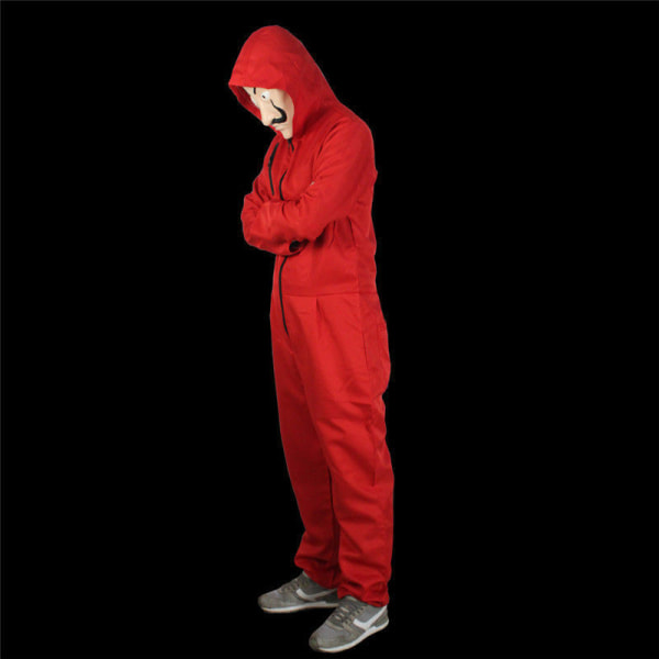 Salvador Dali La Casa De Papel Cosplay Money Heist Jumpsuit OnlyCostume L