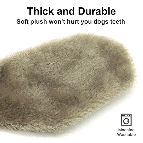 Plush Hundeleksak Odestrukterbar Husdjur Valp Ljud Tugga Kvittra Rabbit