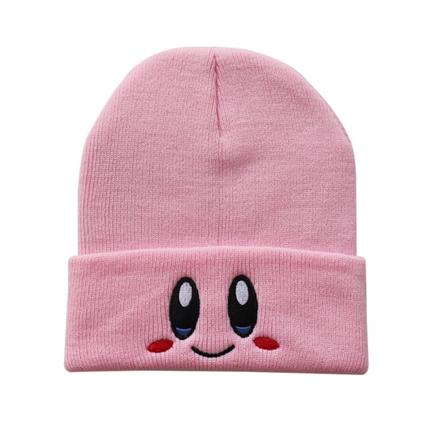 Vuxen Kirby Broderad Beanie Hatt Vinter Varm Stickad Hatt Present