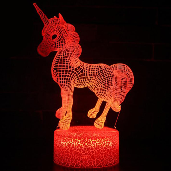 Unicorn Club Lights Nattbordslampa Color random-F