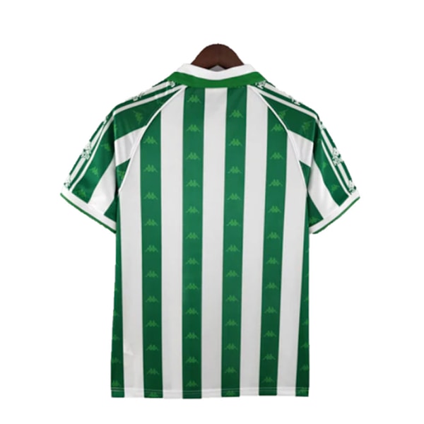 1996-97 Real Betis Hemmatröja Retro Herr Kortärmad Tröja Fotbolls T-shirt Topp M