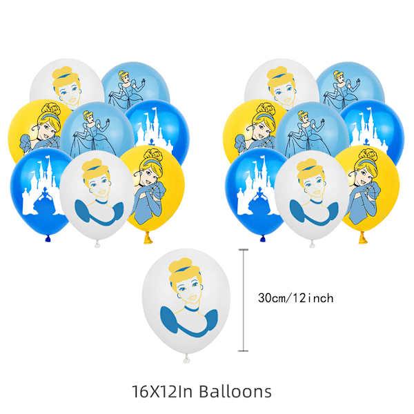 Barnens födelsedagsfestdekorationer - Banner, ballonger, tårtdekorationer och tillbehör för pojkar och flickor
