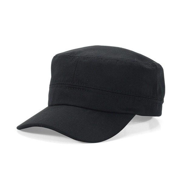 Herr Dam Klassisk Army Flat Hat Casual Baseball Cap Sommar black