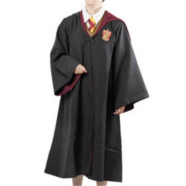 Harry Potter magic dräkt Cosplay skoluniform mantel Halloween Red XL