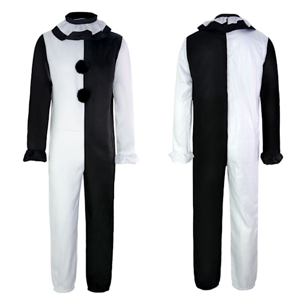 Hjerteknust Klovnekostume Bodysuit til Børn Halloween Jumpsuit M