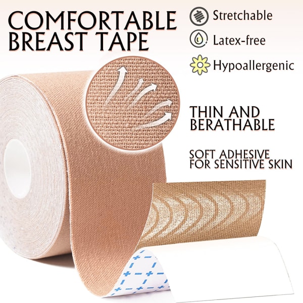 Självhäftande BH-klistermärke 5M Lift Tape Cover Lyft upp för kvinnor