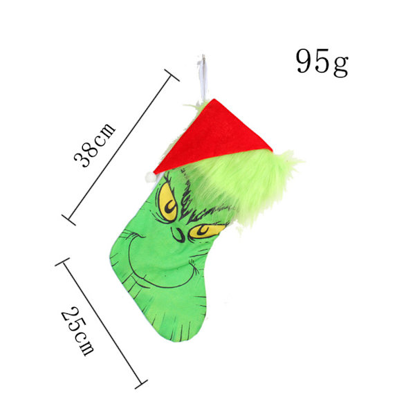 Julgrinchstrumpor Godispresentpåse Hängande Ornament