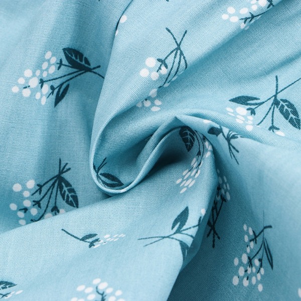 Flickor Blomstermönstrad Cheongsam Klänning Sommar Semester Fest Ärmlösa Klänningar Blue 100cm