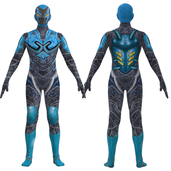 Barn Blue Beetle Bodysuit Halloween Costume Jumpsuit Mask Outfit 110cm