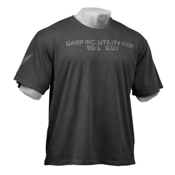 Fitness Gym Tank Tops för män, kortärmade muskelshirts, atletiska träningströjor med torr passform Black-A 2XL