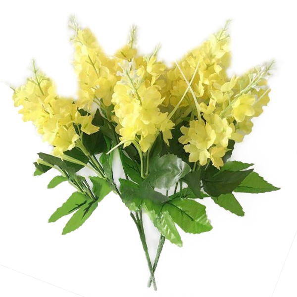 Hem Restaurang Trädgård Falska blommor Konstgjord hyacintbukett yellow