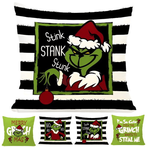 Jul Kuddfodral Grinch Dekoration Farmhouse Dekoration Present Hem C