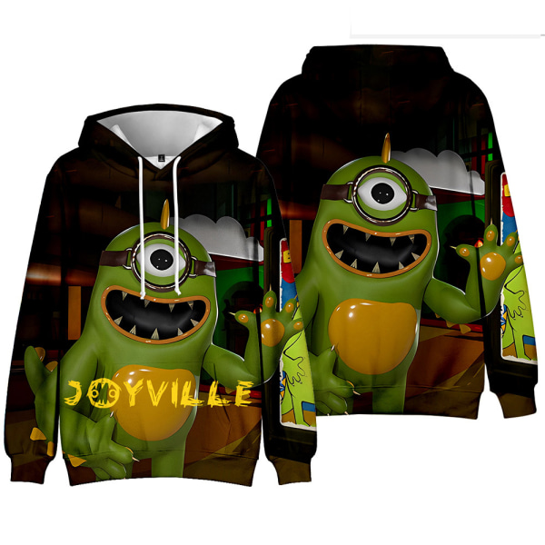 Kids Joyville Casual Hoodies Långärmad Hood Sweatshirt Pullover Jumper Top C 130cm