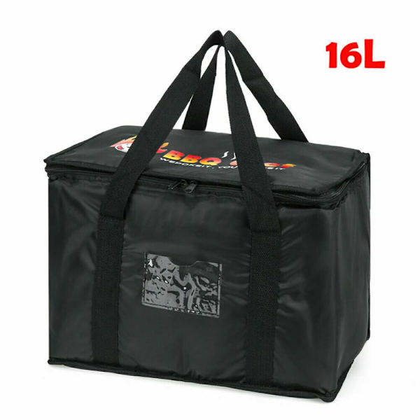 Isolerede leveringstasker Pizza Takeaway Termisk Varm/Kold Taske 16L