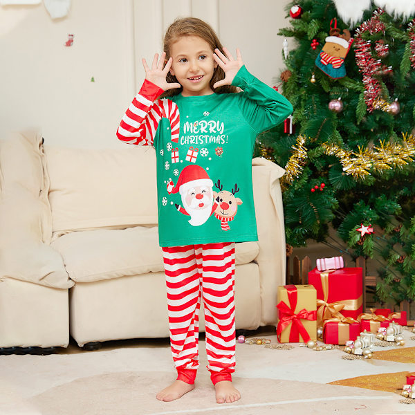 Familjematchande Julpyjamas för Vuxna - Julnattkläder Kids 6T