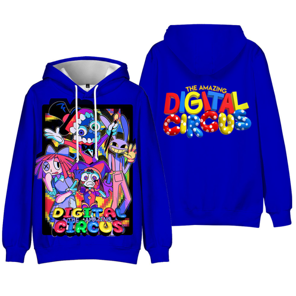 Barnens Fantastiska Digitala Cirkus Pojkar Hoodies Långärmade Toppar C 130cm