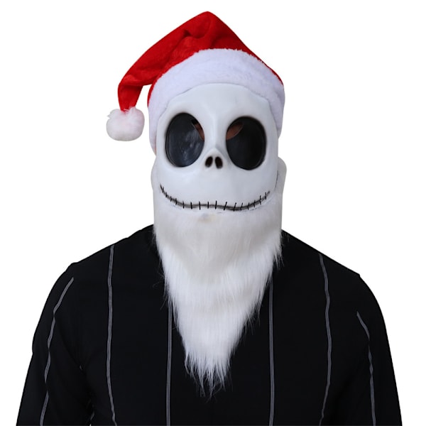 Herre Sandy Claws Maske Jack Skellington Maske Julekostume