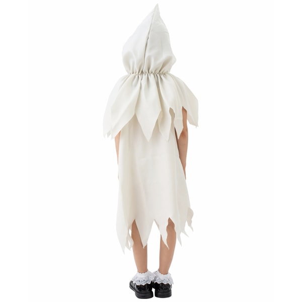 Barn Spöke Kostymklänning Cosplay Kostym Halloween Karneval white M