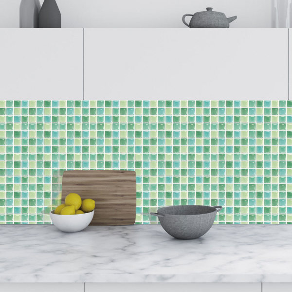 30 st Mosaik Kristallplattor Dekaler DIY Vattentäta Väggdekaler C 30PCS
