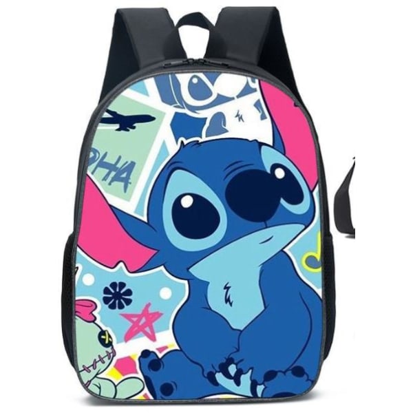 Lilo & Stitch Barnryggsäck för Studenter Skolväska C