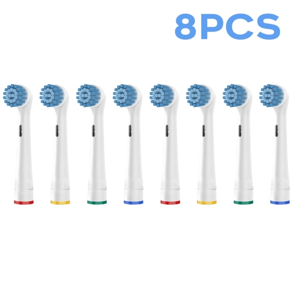 8st elektriskt tandborsthuvud sb17a/18a/20a/eb-50a/60a för oral EB-17S