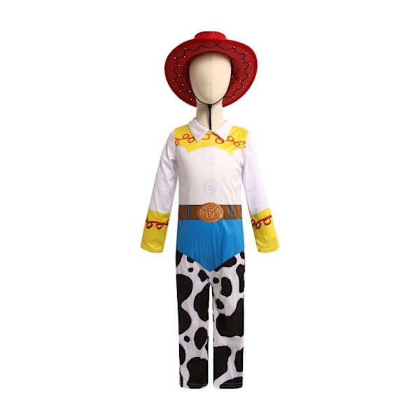 Disney ToyStory Kostym Woody Jessie Barn Pojkar Flickor Maskerad Cosplay Outfit Jessie S