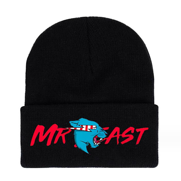 Mr Beas Sarjakuvaprintti Unisex Neulottu Pipopipo Talvi Lämmin #2
