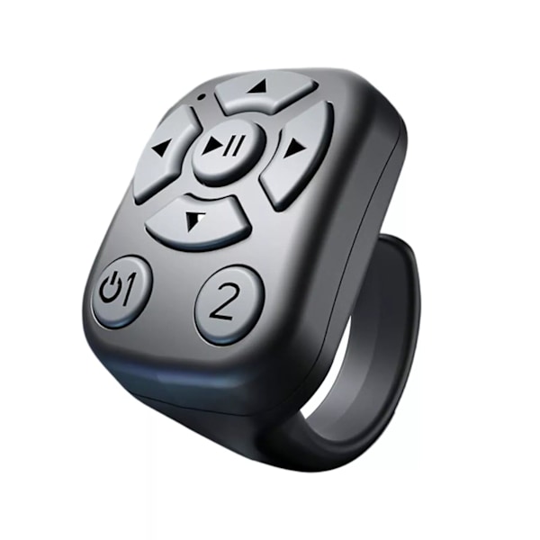 Tiktok Bluetooth Fjärrkontroll Scrollring Sida Vändare Fjärrkontroll Black