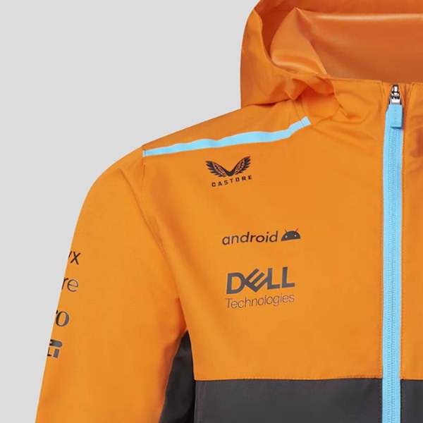 McLaren F1 2024 Officiellt Team Lightweight Hoodie Regnjacka Herr Hoodie Full-Zip Regnjacka S