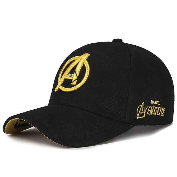 Marvel The Avengers Unisex Casual Baseball Cap Sun Sport Hat black C