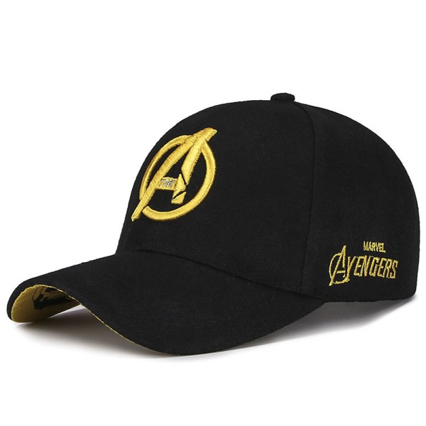 Marvel The Avengers Unisex Casual Basebollkeps Solhatt black C