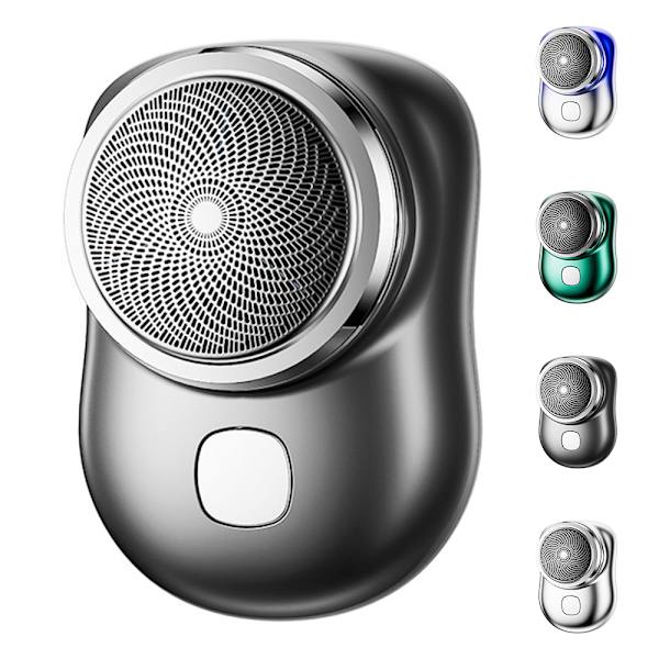 Mini Rakapparat Bärbar Elektrisk Rakapparat USB Rakapparat Elektrisk Rakhyvel silver