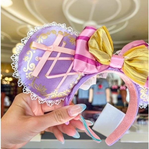 Disney Parks Prinsessa Rapunzel Trassel Pascal Musse Pigg Öron Minnie Hårband