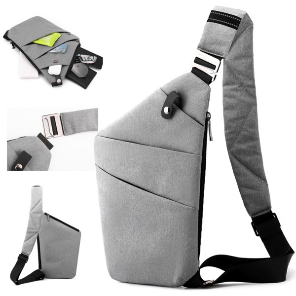 Herr Dam Multi- Body Bag Axelpack för utomhusresor black