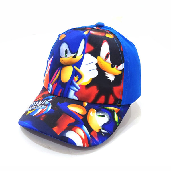 Sonic The Hedgehog Cosplay Baseball Hat Cap Barnpresenter leksak B