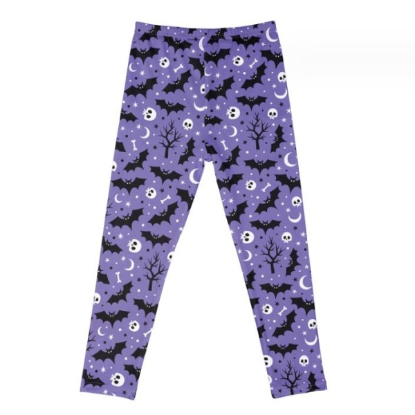 Flickor ankellånga leggings printed blommiga stretchbyxor 4-9Y C 110cm