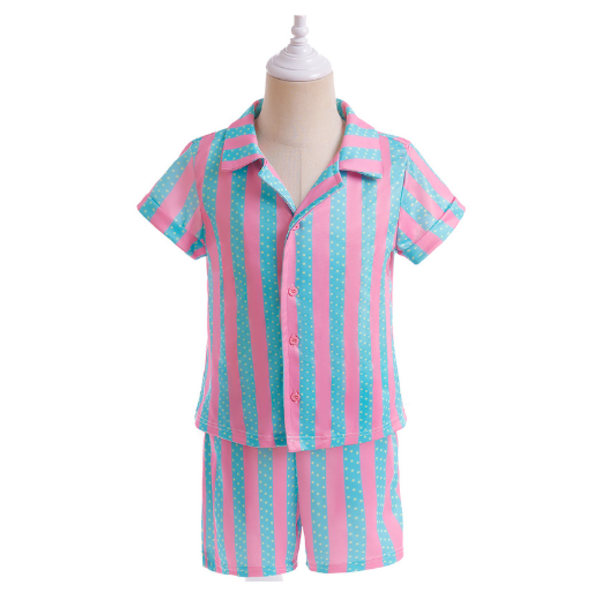Barnkläder för pojkar, Barbie Ken-kostymer, Halloween-tröjor, shorts och byxor 120cm