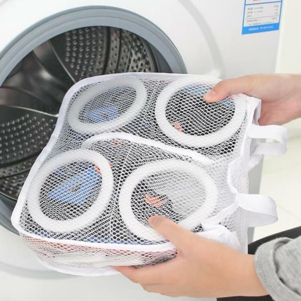 Tvättväska Skor Tvätt Mesh Net Sneakers Skyddspåse