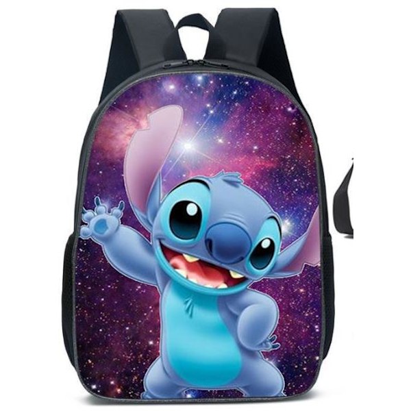 Lilo & Stitch Børnebogtaske Rygsæk til Studerende Skoletaske G