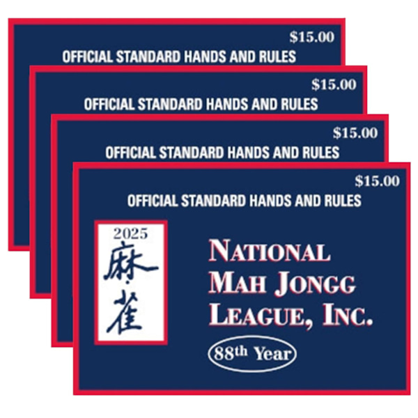 4 KPL Mahjong Pistetaulukko Säännöt Kortti Mahjong Ohjeet Standardikäsi 4PCS