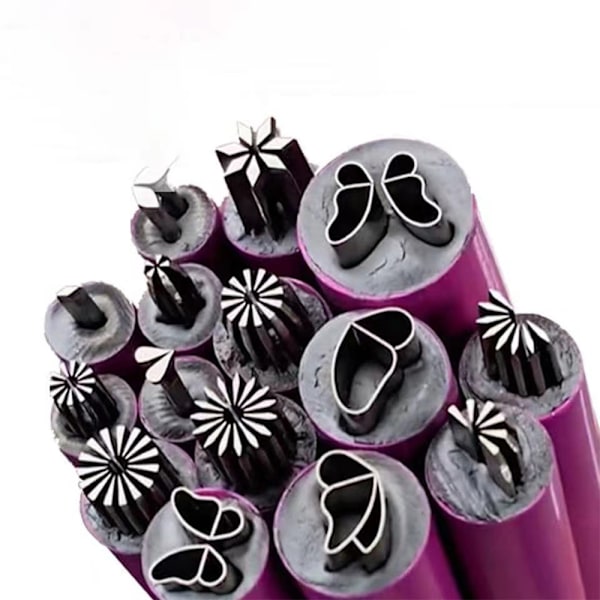 DIY Nagelstempelset för Naglar, Nagelkonst-Pennset, Punktverktygssats för Flickor, Kvinnor, Presenter 15pcs