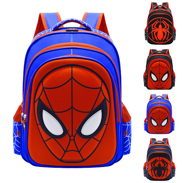 Barnryggsäck Spider-Man Skolryggsäck Förskole Ryggsäck Black