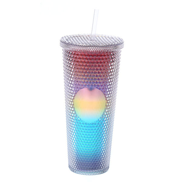 710 ml vattenkopp Cool halmkopp Perfekt användning för kaffe Återanvändbar multicolor
